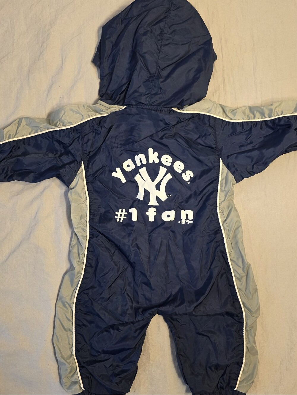 Vintage 2000 WS Championship Year Yankeees Baby One Piece Track Suit
